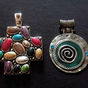 Vibrant Multicolor Pendant Necklace